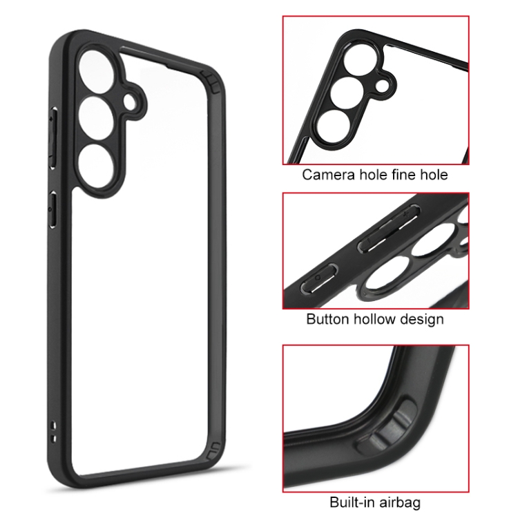 For Samsung Galaxy S25 5G Frosted TPU + Transparent PC Phone Case For Samsung Galaxy S25 5G Frosted TPU + Transparent PC Phone Case