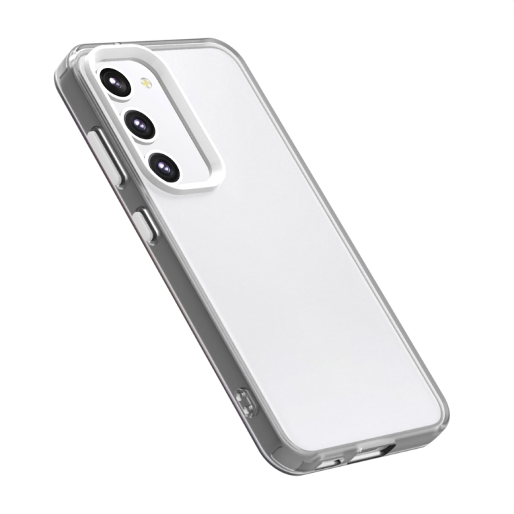 For Samsung Galaxy S23+ 5G Candy PC Hybrid TPU Shockproof Phone Case(White) For Samsung Galaxy S23+ 5G Candy PC Hybrid TPU Shockproof Phone Case(White)