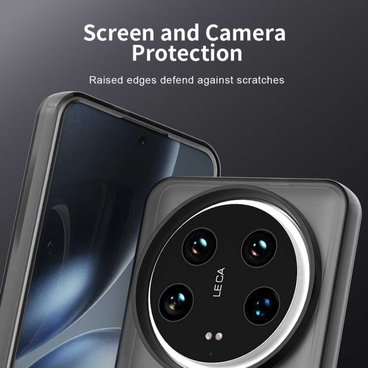 For Xiaomi 14 Ultra Candy PC Hybrid TPU Shockproof Phone Case(Black)