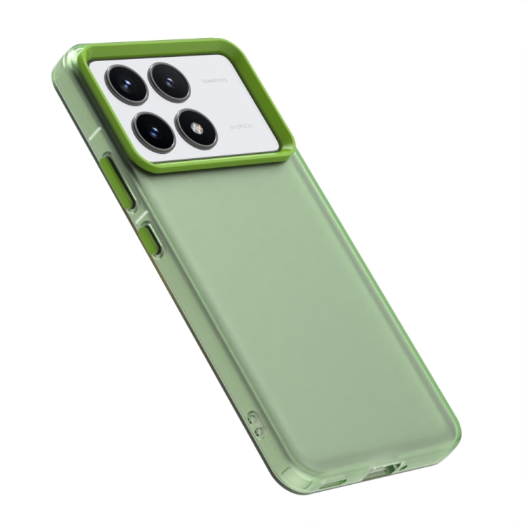 For Redmi K70 Candy PC Hybrid TPU Shockproof Phone Case(Green)