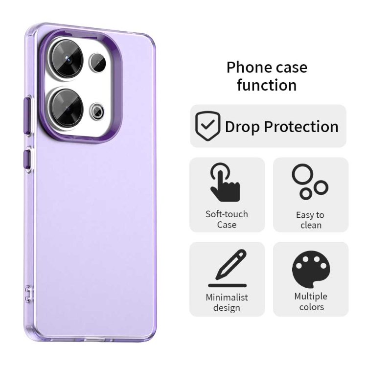 Redmi Note 13 Pro+ 5G Aurora Purpleケース付き