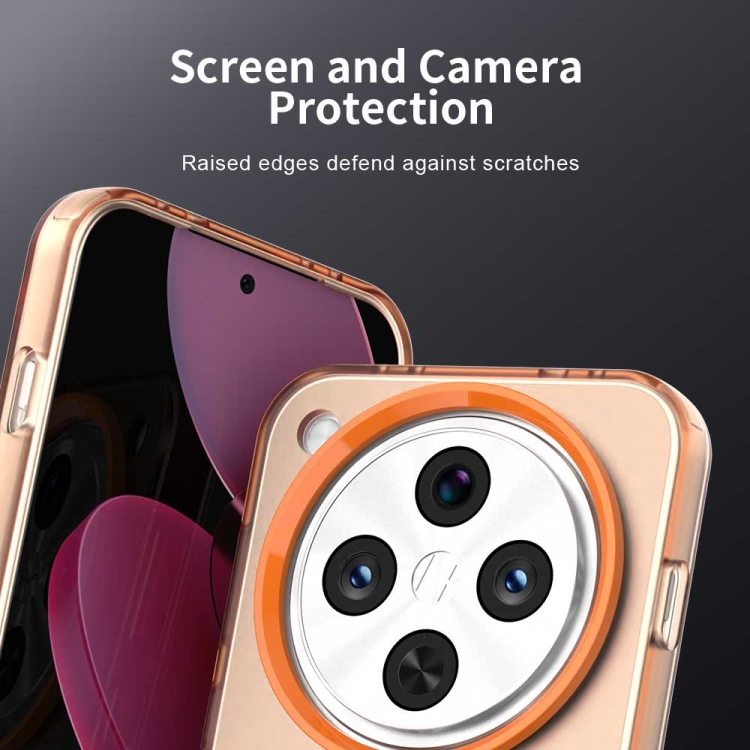 For OPPO Find X8 5G Candy PC Hybrid TPU Shockproof Phone Case(Orange)