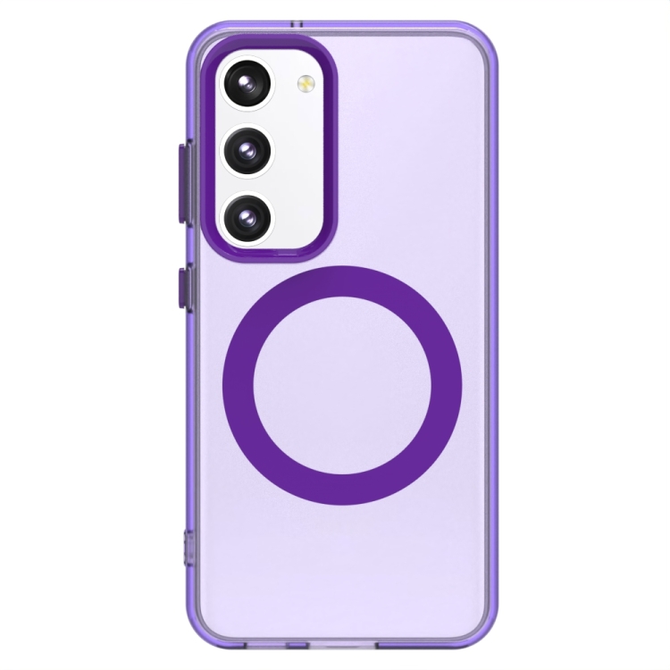 For Samsung Galaxy S23+ 5G Candy Magsafe PC Hybrid TPU Phone Case(Purple) For Samsung Galaxy S23+ 5G Candy Magsafe PC Hybrid TPU Phone Case(Purple)