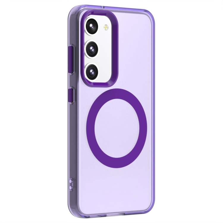 For Samsung Galaxy S23+ 5G Candy Magsafe PC Hybrid TPU Phone Case(Purple) For Samsung Galaxy S23+ 5G Candy Magsafe PC Hybrid TPU Phone Case(Purple)