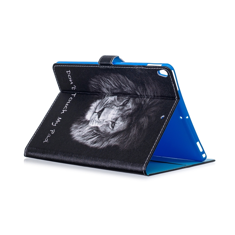 For iPad Pro 10.5 Stitching Horizontal Flip Leather Case with Holder & Card Slots & Sleep / Wake-up Function(Lion) For iPad Pro 10.5 Stitching Horizontal Flip Leather Case with Holder & Card Slots & Sleep / Wake-up Function(Lion)