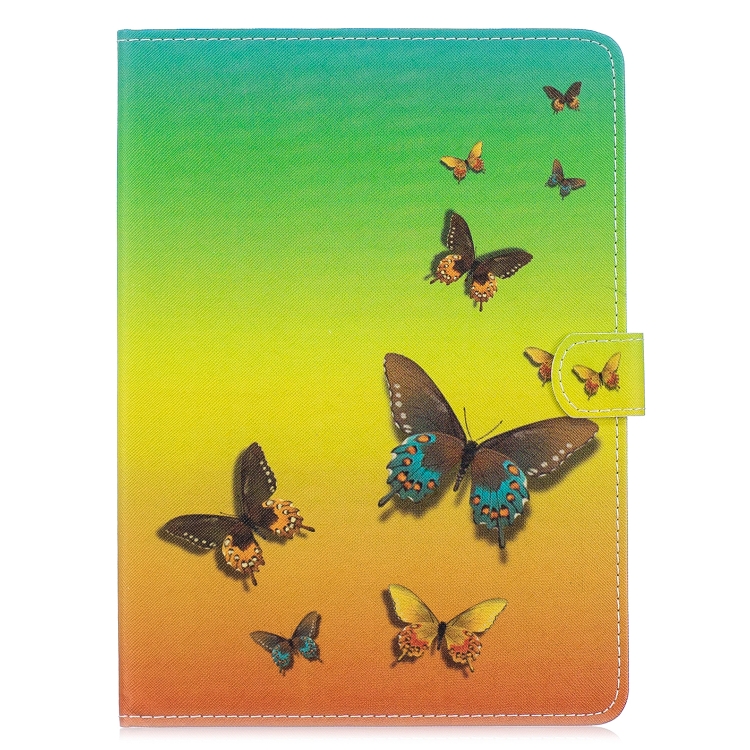 For iPad Pro 11 inch Stitching Horizontal Flip Leather Case with Holder & Card Slots & Sleep / Wake-up Function(Rainbow Butterfly) For iPad Pro 11 inch Stitching Horizontal Flip Leather Case with Holder & Card Slots & Sleep / Wake-up Function(Rainbow Butterfly)