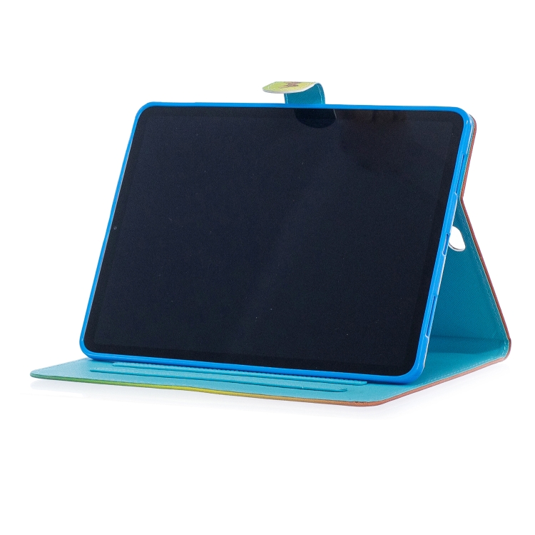 For iPad Pro 11 inch Stitching Horizontal Flip Leather Case with Holder & Card Slots & Sleep / Wake-up Function(Rainbow Butterfly) For iPad Pro 11 inch Stitching Horizontal Flip Leather Case with Holder & Card Slots & Sleep / Wake-up Function(Rainbow Butterfly)