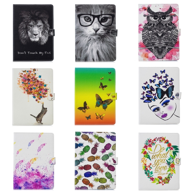 For iPad Pro 11 inch Stitching Horizontal Flip Leather Case with Holder & Card Slots & Sleep / Wake-up Function(Rainbow Butterfly) For iPad Pro 11 inch Stitching Horizontal Flip Leather Case with Holder & Card Slots & Sleep / Wake-up Function(Rainbow Butterfly)