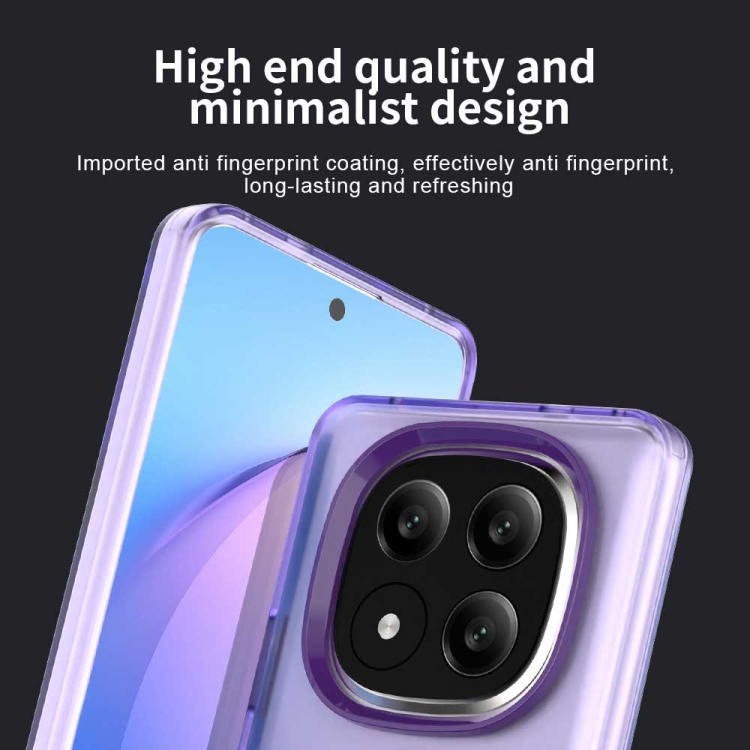 For Redmi Note 14 Pro+ 5G Candy Magsafe PC Hybrid TPU Phone Case(Purple)