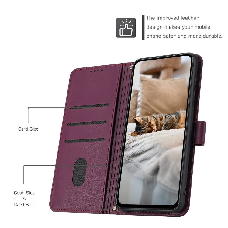 For Samsung Galaxy S24 Ultra 5G Embossed Kitten Phone Leather Case with Lanyard(Wine Red) For Samsung Galaxy S24 Ultra 5G Embossed Kitten Phone Leather Case with Lanyard(Wine Red)