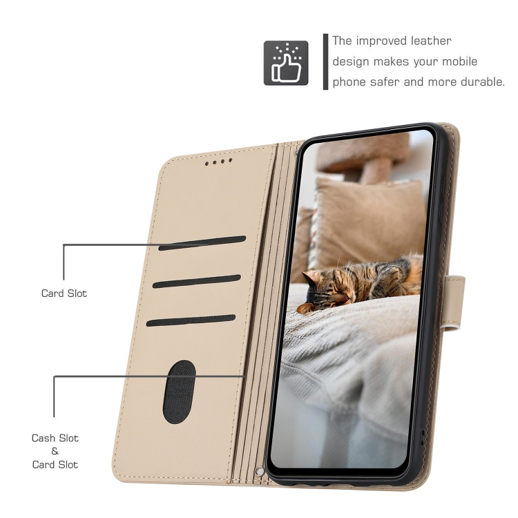 For Samsung Galaxy S21 5G Embossed Kitten Phone Leather Case with Lanyard(Beige) For Samsung Galaxy S21 5G Embossed Kitten Phone Leather Case with Lanyard(Beige)