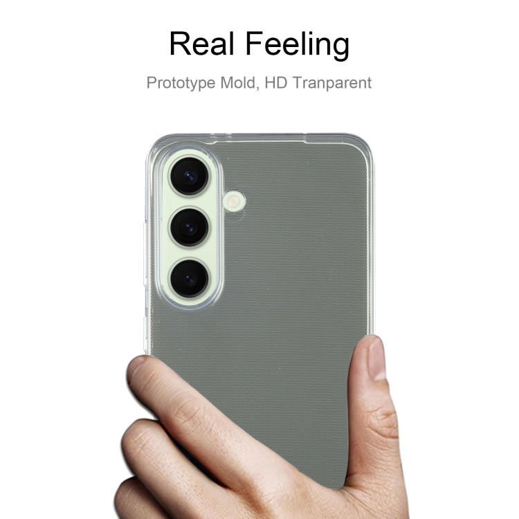 For Samsung Galaxy S25+ 5G Ultra-thin Transparent TPU Phone Case For Samsung Galaxy S25+ 5G Ultra-thin Transparent TPU Phone Case