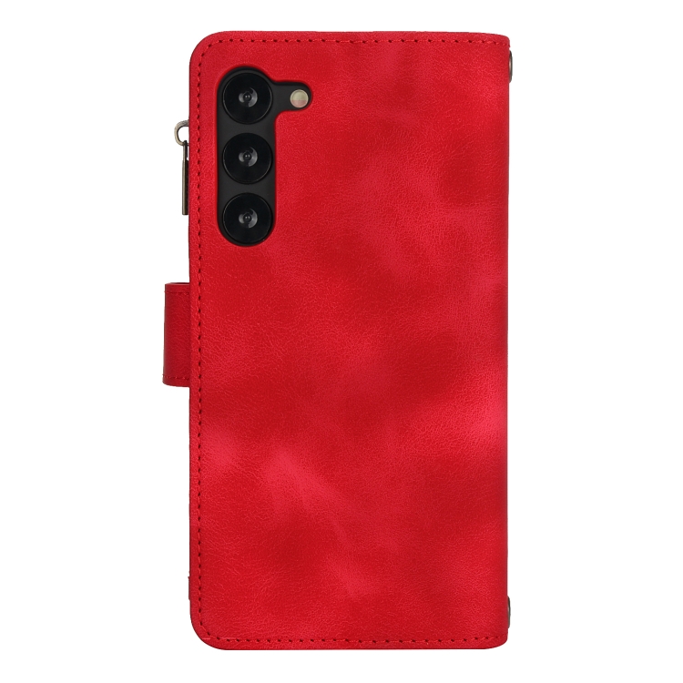 For Samsung Galaxy S23+ 5G Dream 9-Card Zipper Wallet RFID Leather Phone Case with Lanyard(Red) For Samsung Galaxy S23+ 5G Dream 9-Card Zipper Wallet RFID Leather Phone Case with Lanyard(Red)