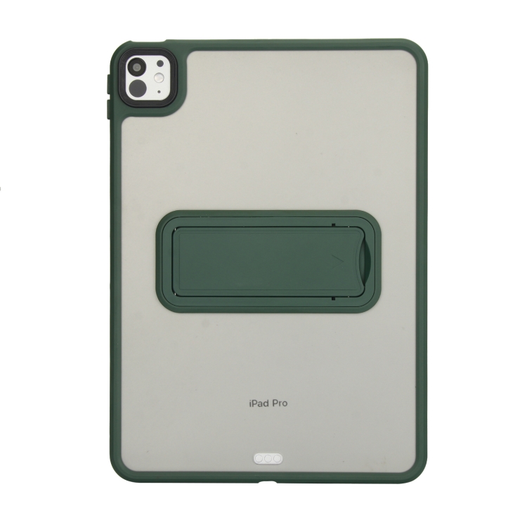 For iPad Air 5 / 4 10.9 inch Skin Feel Holder PC Hybrid TPU Tablet Case(Dark Green) For iPad Air 5 / 4 10.9 inch Skin Feel Holder PC Hybrid TPU Tablet Case(Dark Green)