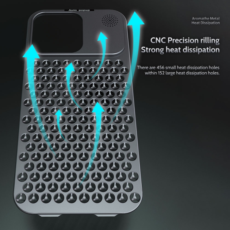 For iPhone 16 Pro Max R-JUST RJ58 Aromatherapy Metal Cooling Phone Case(Black) For iPhone 16 Pro Max R-JUST RJ58 Aromatherapy Metal Cooling Phone Case(Black)
