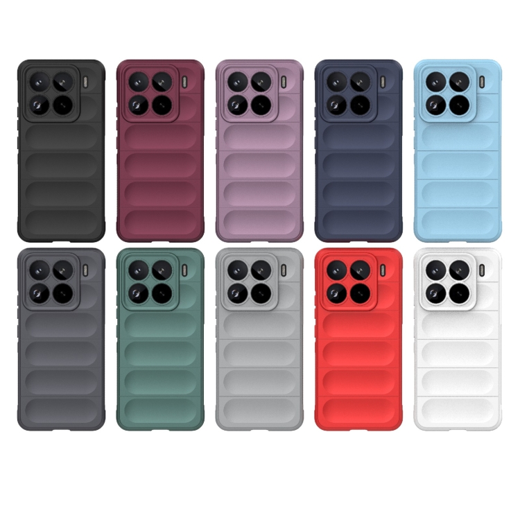 For Xiaomi 15 Pro 5G Magic Shield TPU + Flannel Phone Case(White)