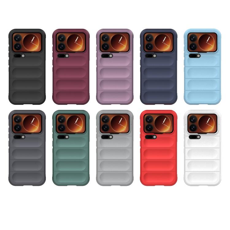 For Xiaomi 17 Pro Magic Shield TPU + Flannel Phone Case(White)