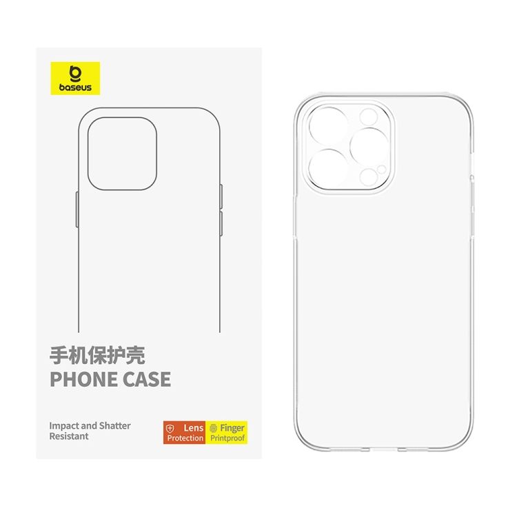 For iPhone 16 Pro Max Baseus Impact and Shatter Resistant Clear Phone Case(Transparent) For iPhone 16 Pro Max Baseus Impact and Shatter Resistant Clear Phone Case(Transparent)