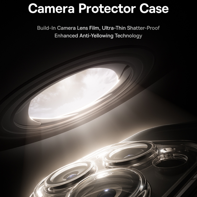 For iPhone 16 Pro Baseus Simple Series Phone Case with Lens Protector(Transparent) For iPhone 16 Pro Baseus Simple Series Phone Case with Lens Protector(Transparent)
