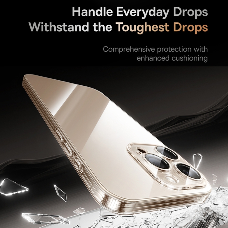 For iPhone 16 Pro Baseus Simple Series Phone Case with Lens Protector(Transparent) For iPhone 16 Pro Baseus Simple Series Phone Case with Lens Protector(Transparent)
