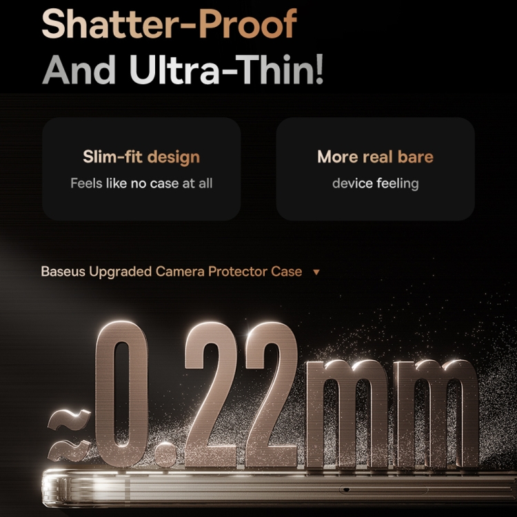 For iPhone 16 Pro Baseus Simple Series Phone Case with Lens Protector(Transparent) For iPhone 16 Pro Baseus Simple Series Phone Case with Lens Protector(Transparent)