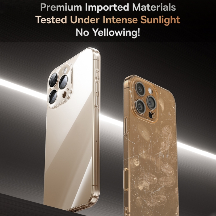 For iPhone 16 Pro Baseus Simple Series Phone Case with Lens Protector(Transparent) For iPhone 16 Pro Baseus Simple Series Phone Case with Lens Protector(Transparent)