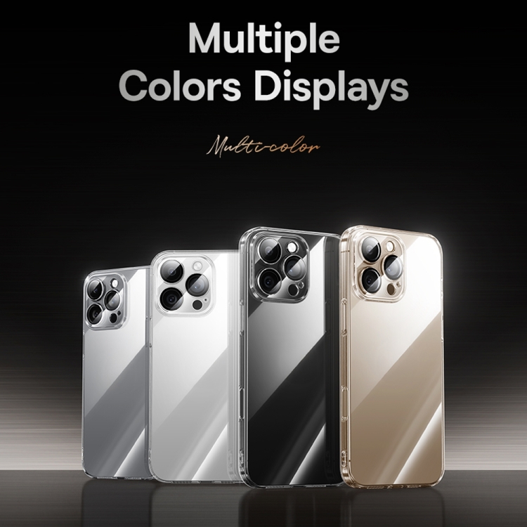 For iPhone 16 Pro Baseus Simple Series Phone Case with Lens Protector(Transparent) For iPhone 16 Pro Baseus Simple Series Phone Case with Lens Protector(Transparent)