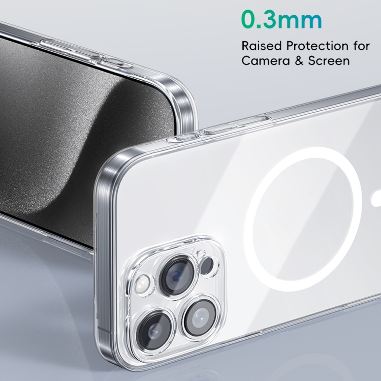 For iPhone 16 Pro Baseus Crystal Series Magsafe Magnetic Phone Case(Transparent) For iPhone 16 Pro Baseus Crystal Series Magsafe Magnetic Phone Case(Transparent)