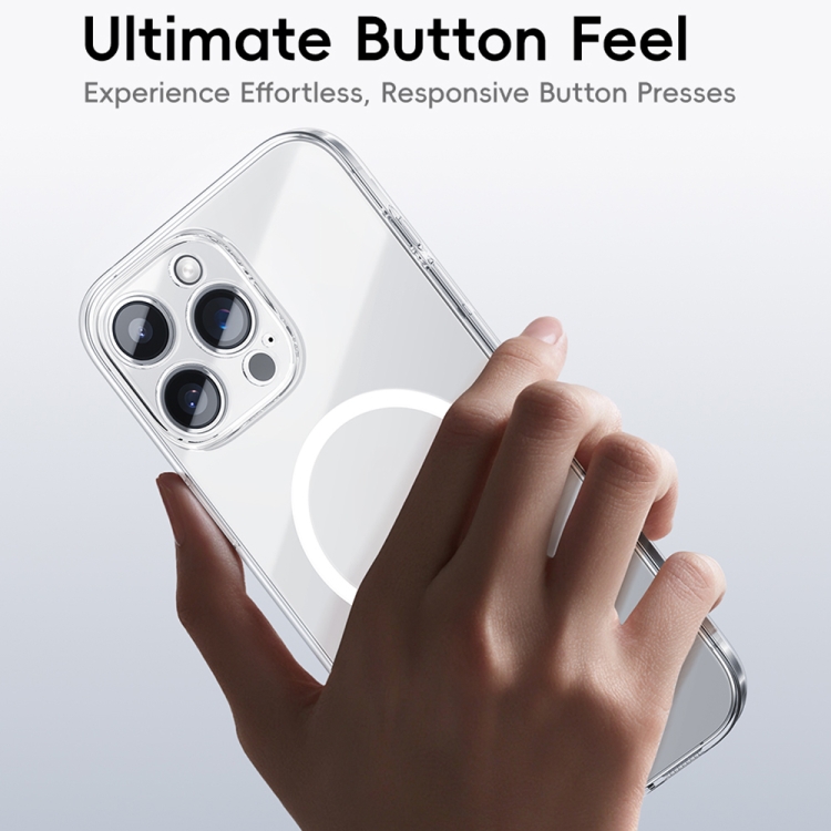 For iPhone 16 Pro Baseus Crystal Series Magsafe Magnetic Phone Case(Transparent) For iPhone 16 Pro Baseus Crystal Series Magsafe Magnetic Phone Case(Transparent)