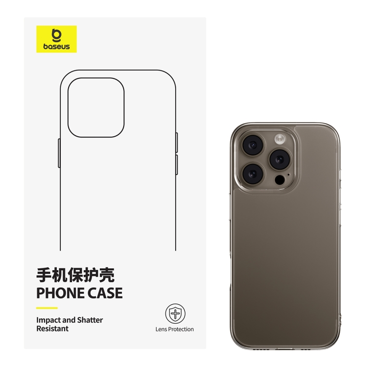 For iPhone 16 Pro Max Baseus Corning Series Glass Phone Case(Transparent) For iPhone 16 Pro Max Baseus Corning Series Glass Phone Case(Transparent)