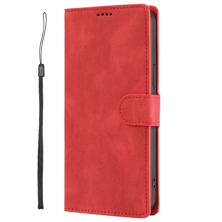 For iPhone 15 Plus / 14 Plus Fantasy Skin-feel Calfskin Texture Leather Phone Case(Red) For iPhone 15 Plus / 14 Plus Fantasy Skin-feel Calfskin Texture Leather Phone Case(Red)