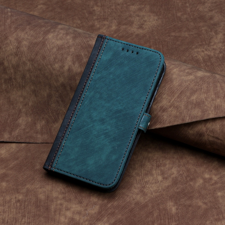For Samsung Galaxy S25+ 5G Side Buckle Double Fold Hand Strap Leather Phone Case(Dark Green) For Samsung Galaxy S25+ 5G Side Buckle Double Fold Hand Strap Leather Phone Case(Dark Green)