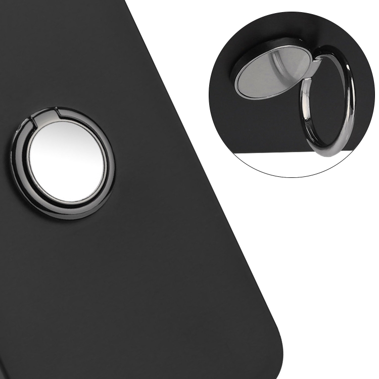 For Samsung Galaxy S21 5G Matte Ring Holder TPU Phone Case(Black) For Samsung Galaxy S21 5G Matte Ring Holder TPU Phone Case(Black)