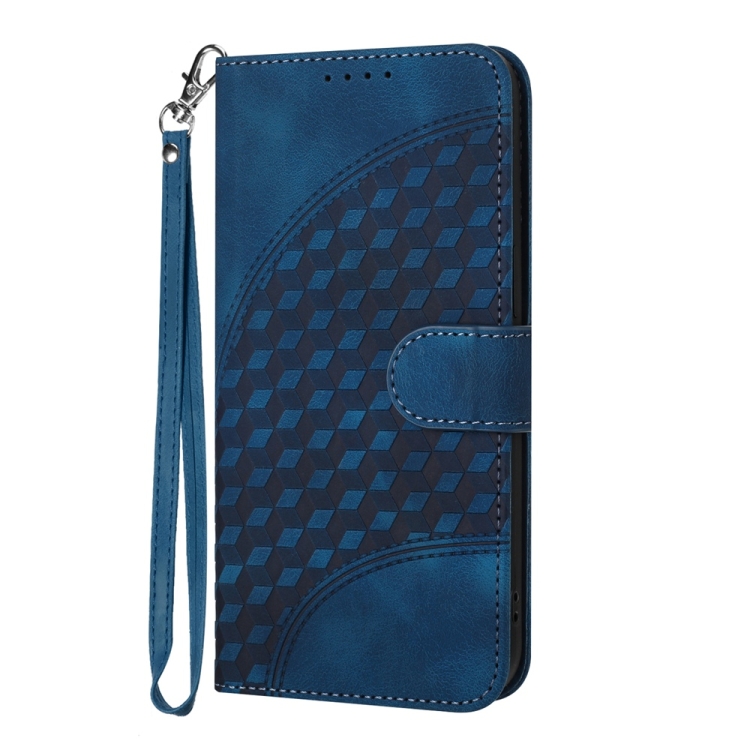 For Samsung Galaxy S25+ 5G YX0060 Elephant Head Embossed Phone Leather Case with Lanyard(Royal Blue) For Samsung Galaxy S25+ 5G YX0060 Elephant Head Embossed Phone Leather Case with Lanyard(Royal Blue)
