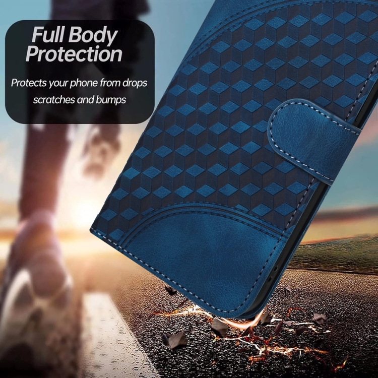 For Samsung Galaxy S25+ 5G YX0060 Elephant Head Embossed Phone Leather Case with Lanyard(Royal Blue) For Samsung Galaxy S25+ 5G YX0060 Elephant Head Embossed Phone Leather Case with Lanyard(Royal Blue)