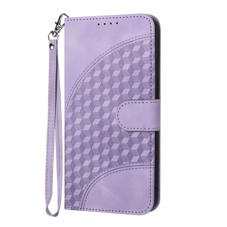 For Samsung Galaxy S25 Ultra 5G YX0060 Elephant Head Embossed Phone Leather Case with Lanyard(Light Purple) For Samsung Galaxy S25 Ultra 5G YX0060 Elephant Head Embossed Phone Leather Case with Lanyard(Light Purple)