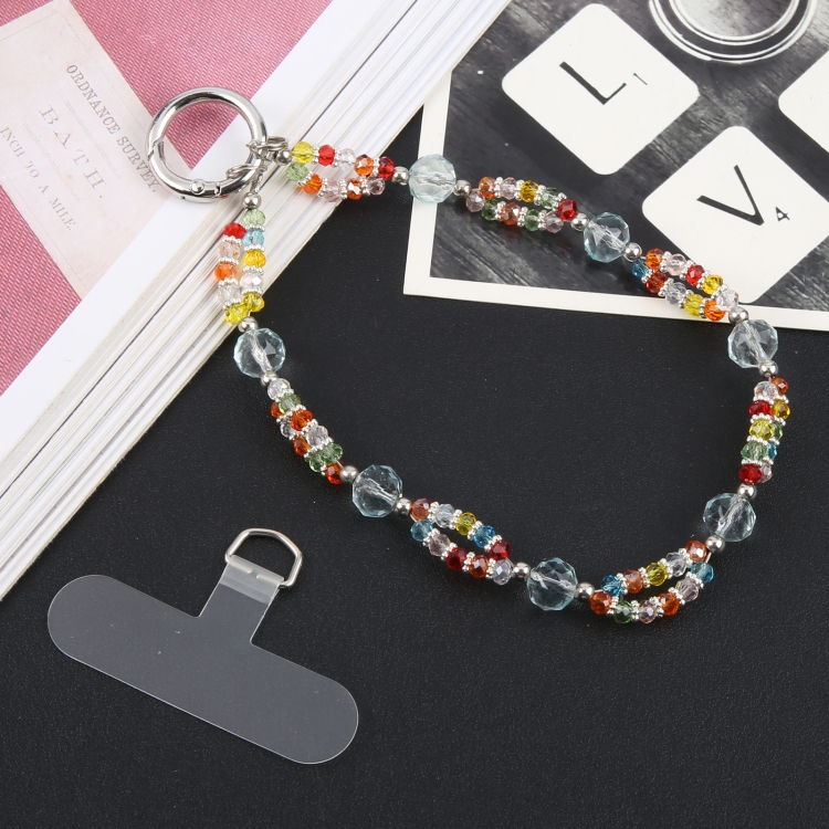 Mobile Phone Anti-lost Gorgeous Bead Chain Short Lanyard(Colorful) Mobile Phone Anti-lost Gorgeous Bead Chain Short Lanyard(Colorful)