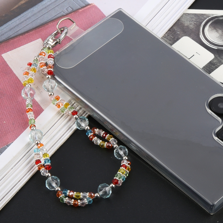 Mobile Phone Anti-lost Gorgeous Bead Chain Short Lanyard(Colorful) Mobile Phone Anti-lost Gorgeous Bead Chain Short Lanyard(Colorful)