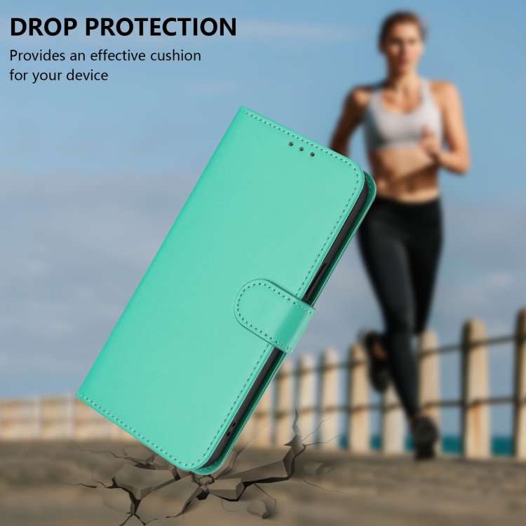 For iPhone 12 Pro Max Skin Feel Solid Color Leather Phone Case with Lanyard(Green) For iPhone 12 Pro Max Skin Feel Solid Color Leather Phone Case with Lanyard(Green)