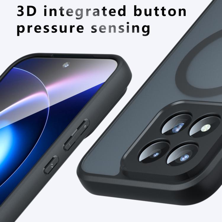 For Xiaomi 17 Max 5G Armor MagSafe PC Hybrid TPU Phone Case(Frosted Black)