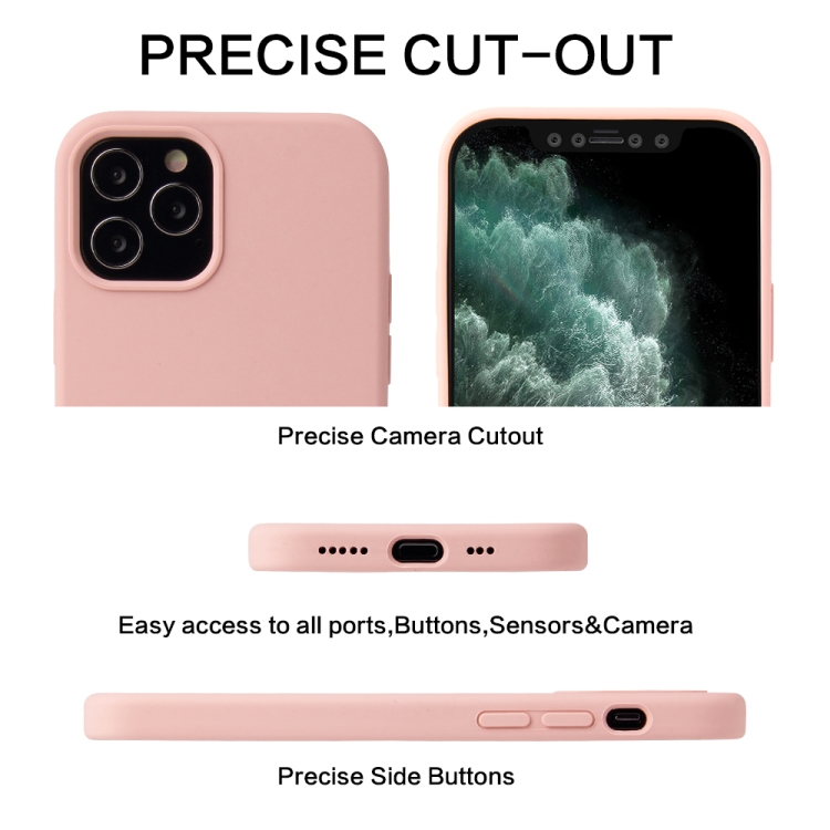 For iPhone 12 Pro Max Solid Color Liquid Silicone Shockproof Protective Case(Midnight Blue) For iPhone 12 Pro Max Solid Color Liquid Silicone Shockproof Protective Case(Midnight Blue)