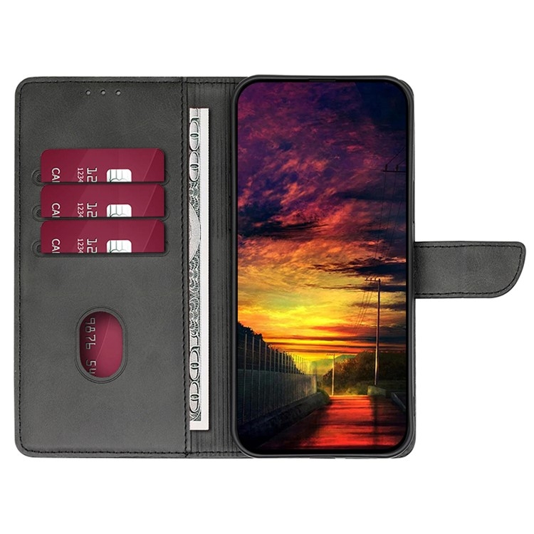 For iPhone 16 Calf Texture Buckle Flip Leather Phone Case(Black) For iPhone 16 Calf Texture Buckle Flip Leather Phone Case(Black)