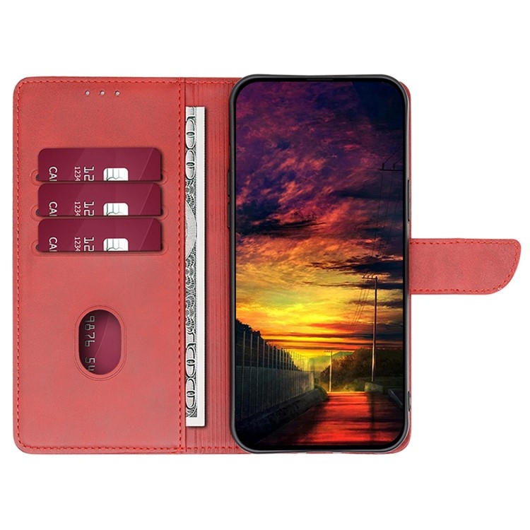 For iPhone 16 Pro Calf Texture Buckle Flip Leather Phone Case(Red) For iPhone 16 Pro Calf Texture Buckle Flip Leather Phone Case(Red)