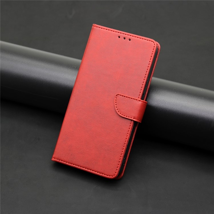 For iPhone 16 Pro Calf Texture Buckle Flip Leather Phone Case(Red) For iPhone 16 Pro Calf Texture Buckle Flip Leather Phone Case(Red)