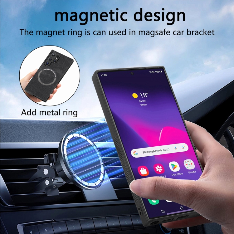 For Samsung Galaxy S24 Ultra 5G CaseNeo MagSafe RFID Anti-theft Retro Leather Phone Case(Black) For Samsung Galaxy S24 Ultra 5G CaseNeo MagSafe RFID Anti-theft Retro Leather Phone Case(Black)