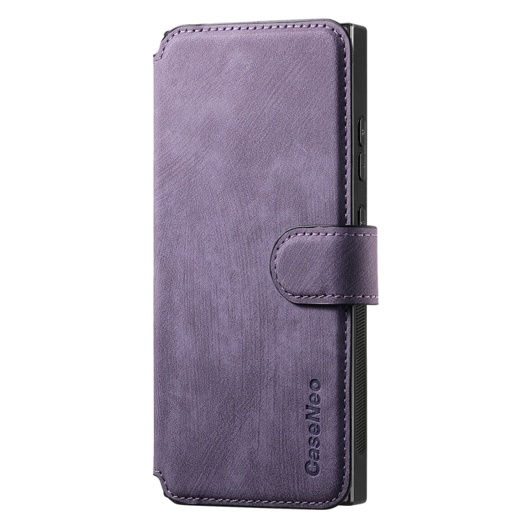 For Samsung Galaxy S22 Ultra 5G CaseNeo MagSafe RFID Anti-theft Retro Leather Phone Case(Purple) For Samsung Galaxy S22 Ultra 5G CaseNeo MagSafe RFID Anti-theft Retro Leather Phone Case(Purple)