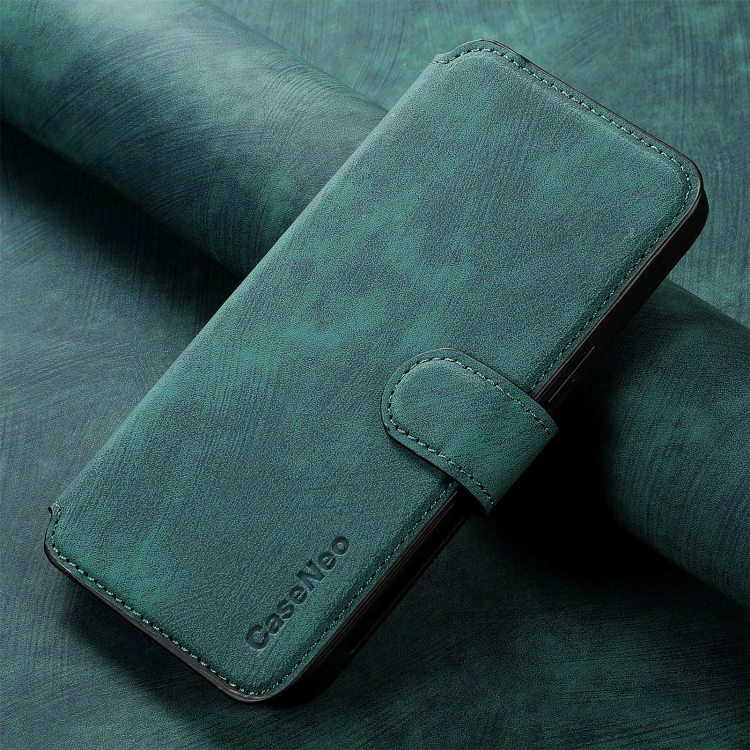 For Samsung Galaxy S22+ 5G CaseNeo MagSafe RFID Anti-theft Retro Leather Phone Case(Green) For Samsung Galaxy S22+ 5G CaseNeo MagSafe RFID Anti-theft Retro Leather Phone Case(Green)