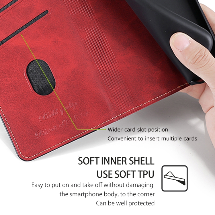 For iPhone 16 Pro Contrast Color Side Buckle Leather Phone Case(Red + Black) For iPhone 16 Pro Contrast Color Side Buckle Leather Phone Case(Red + Black)