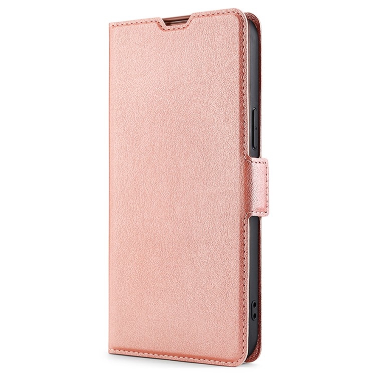 For iPhone 16 Plus Ultra-thin Voltage Side Buckle Horizontal Flip Leather Phone Case(Rose Gold) For iPhone 16 Plus Ultra-thin Voltage Side Buckle Horizontal Flip Leather Phone Case(Rose Gold)