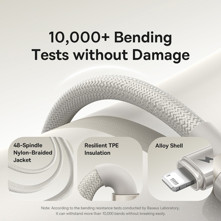 Baseus Titanium Alloy Series 2.4A USB to 8 Pin Fast Charging Cable, Length:1m(Gold) Baseus Titanium Alloy Series 2.4A USB to 8 Pin Fast Charging Cable, Length:1m(Gold)